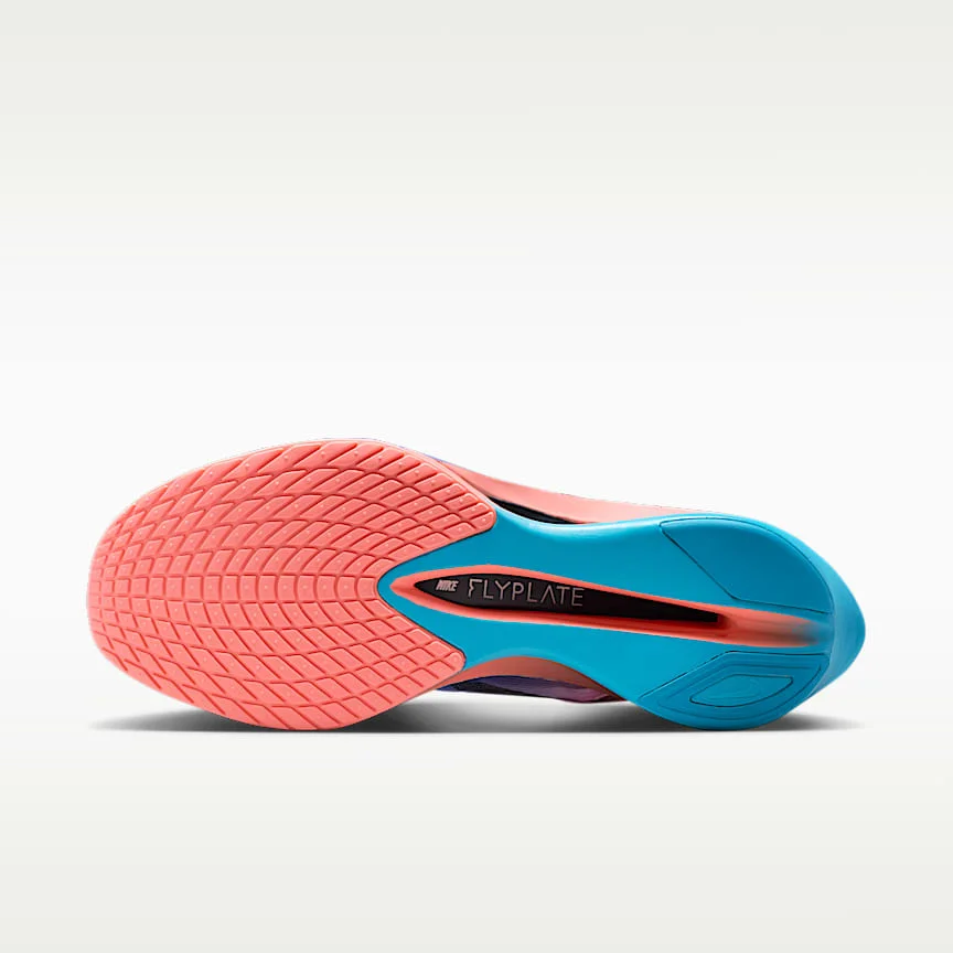 Nike Vaporfly 4 outsole - waffle pattern rubber with visible carbon Flyplate